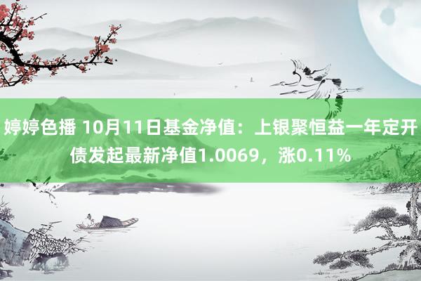 婷婷色播 10月11日基金净值：上银聚恒益一年定开债发起最新净值1.0069，涨0.11%