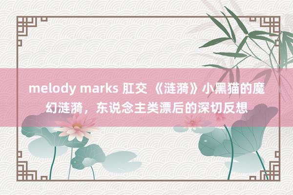 melody marks 肛交 《涟漪》小黑猫的魔幻涟漪，东说念主类漂后的深切反想