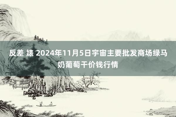 反差 婊 2024年11月5日宇宙主要批发商场绿马奶葡萄干价钱行情