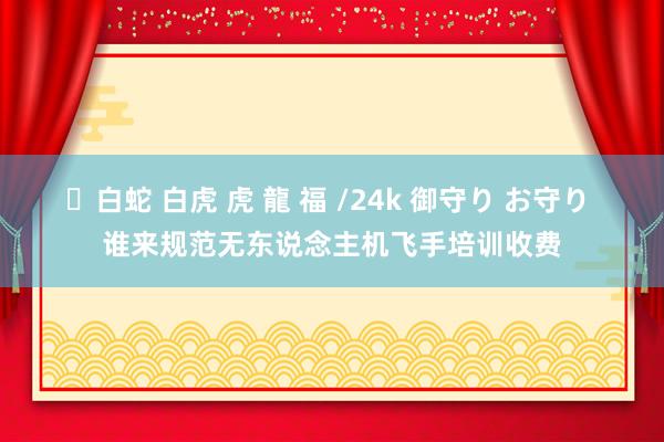 ✨白蛇 白虎 虎 龍 福 /24k 御守り お守り 谁来规范无东说念主机飞手培训收费