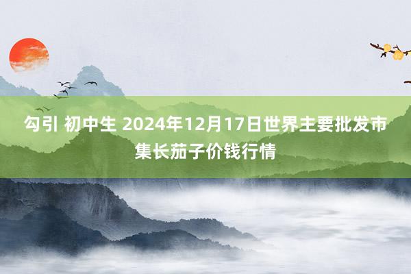 勾引 初中生 2024年12月17日世界主要批发市集长茄子价钱行情