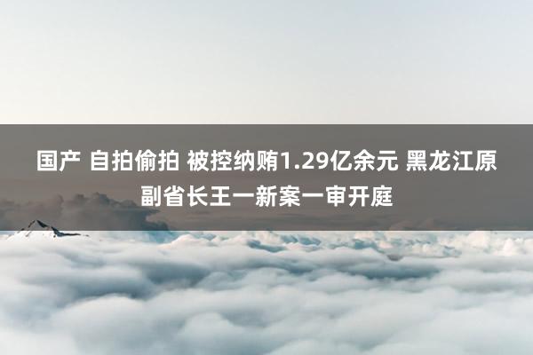 国产 自拍偷拍 被控纳贿1.29亿余元 黑龙江原副省长王一新案一审开庭